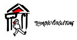 logo antiguo templo consulting agencia inmobiliaria online