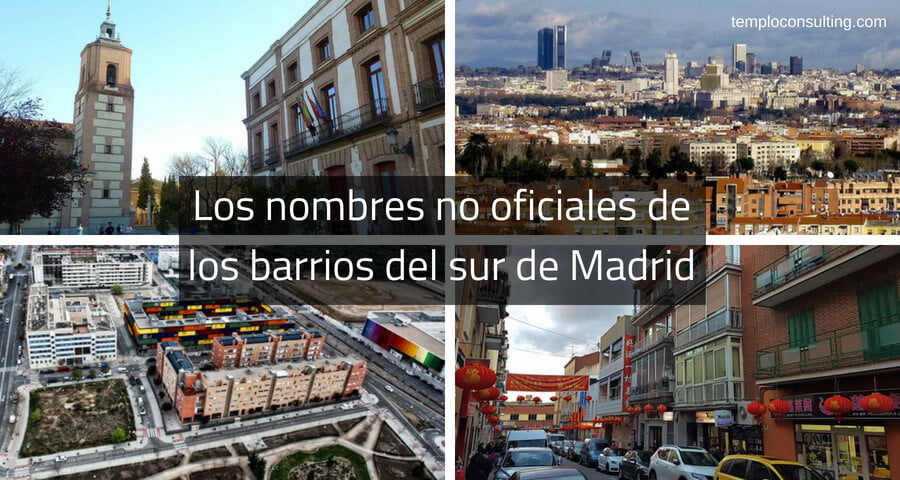 nombres de los barrios del sur de Madrid