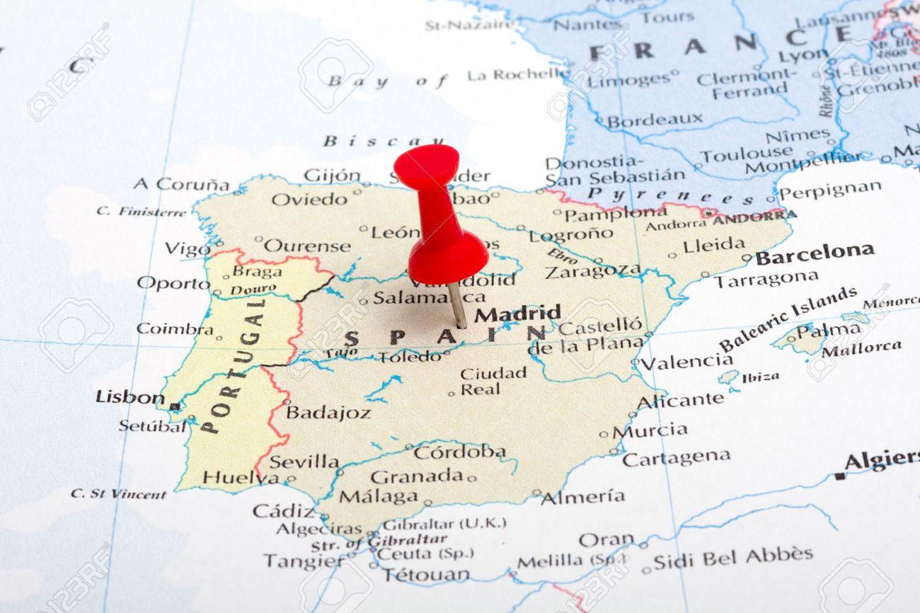 mapa Madrid España